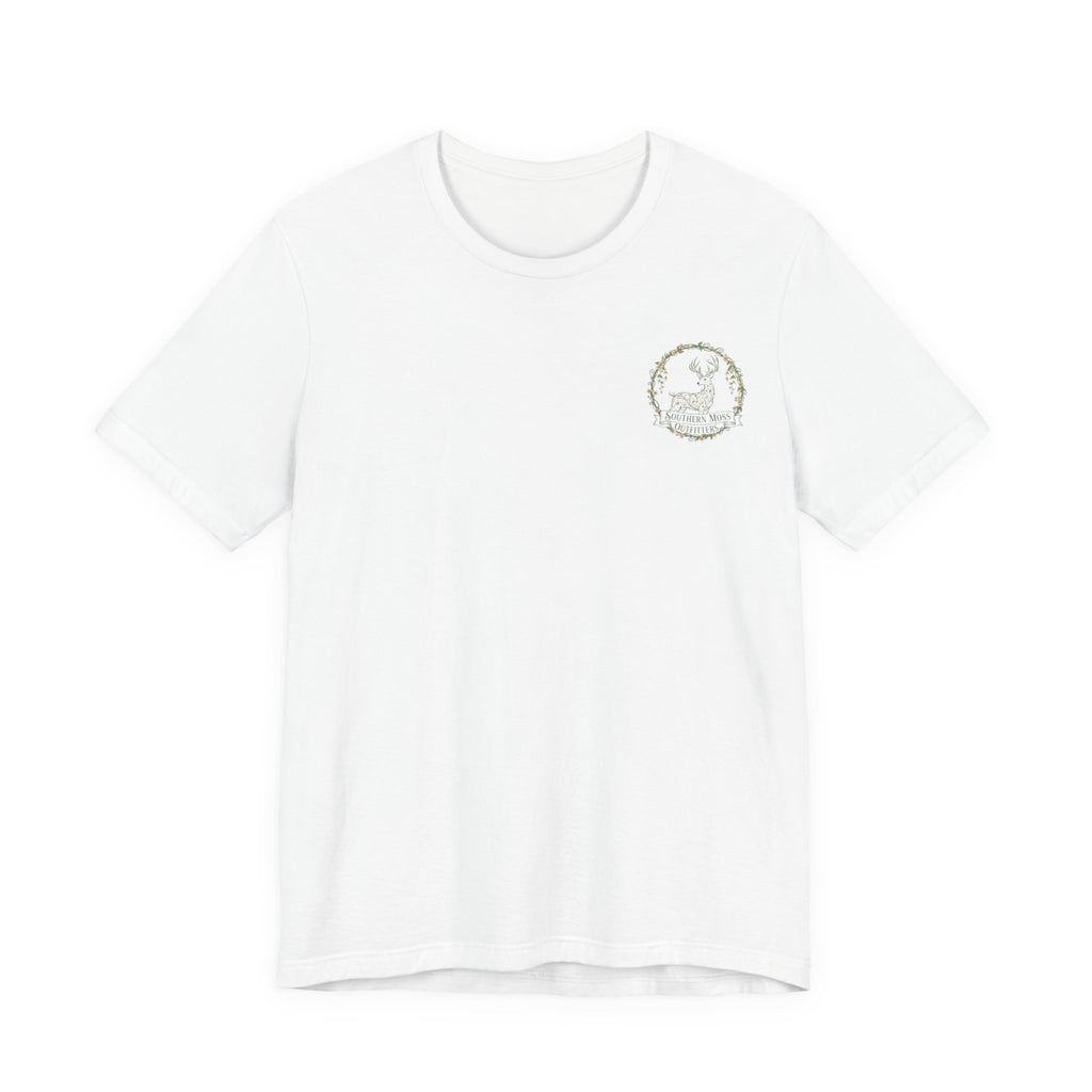 Southern Moss Outfitters Sunflower Graphic Tee Faith, Family & Outdoors Casual Everyday Wear, Gift Idea for Friends,Versatile Style