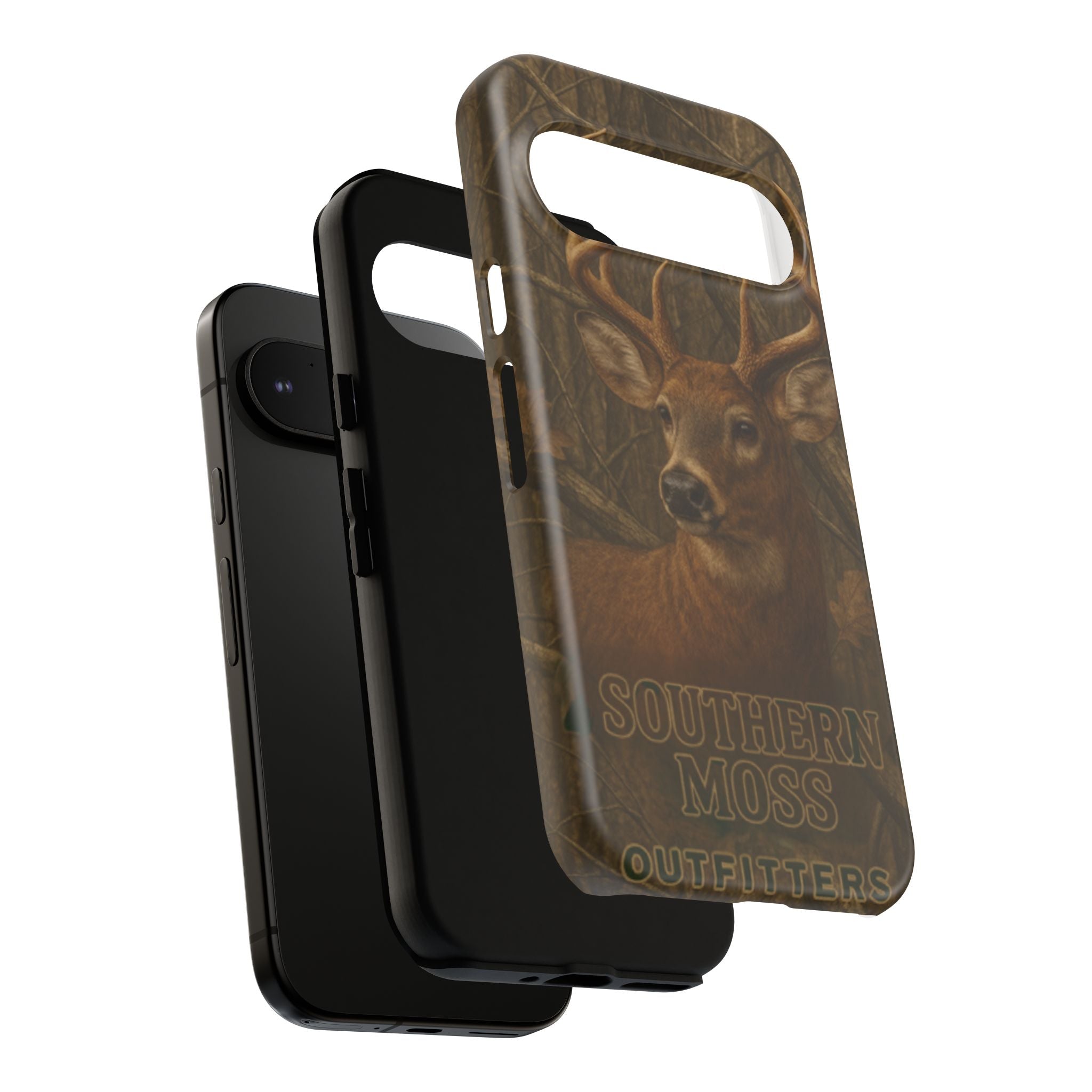 Southern Moss Outfitters Deer Hunting Phone Case – Rugged Outdoor Camo Design, Protective Cover for Outdoor Enthusiasts, Perfect Gift for Nature Lovers, Wildlife Decor