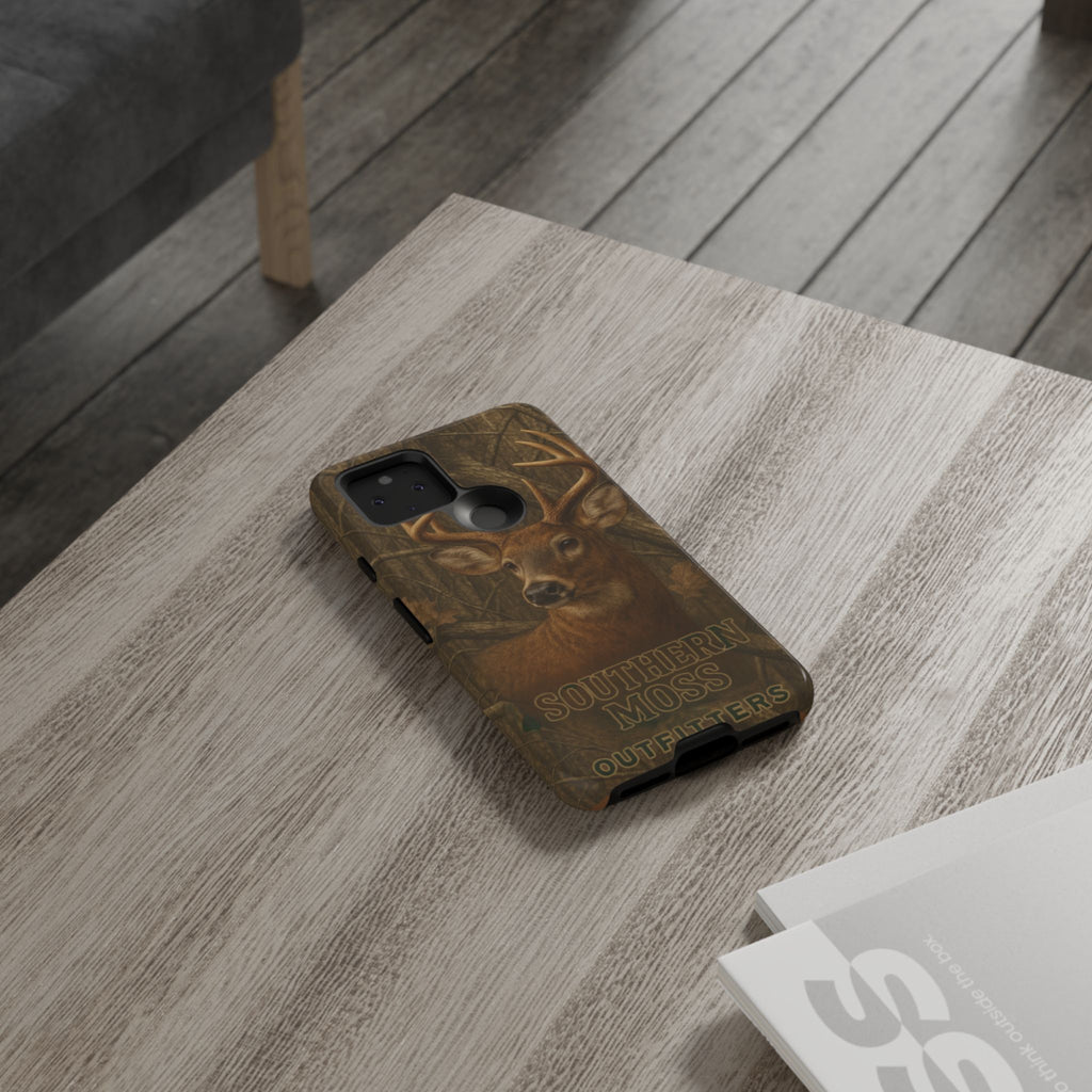 Southern Moss Outfitters Deer Hunting Phone Case – Rugged Outdoor Camo Design, Protective Cover for Outdoor Enthusiasts, Perfect Gift for Nature Lovers, Wildlife Decor