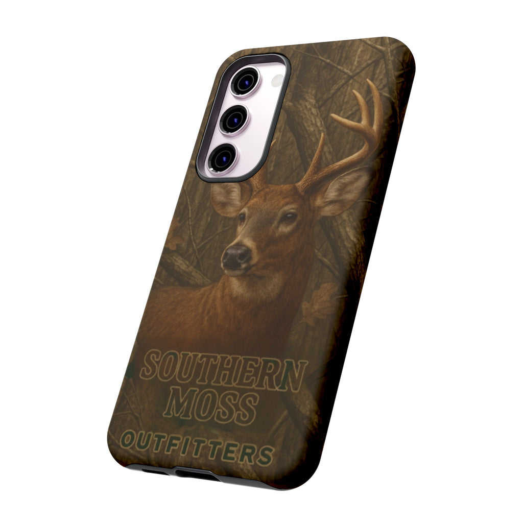 Southern Moss Outfitters Deer Hunting Phone Case – Rugged Outdoor Camo Design, Protective Cover for Outdoor Enthusiasts, Perfect Gift for Nature Lovers, Wildlife Decor