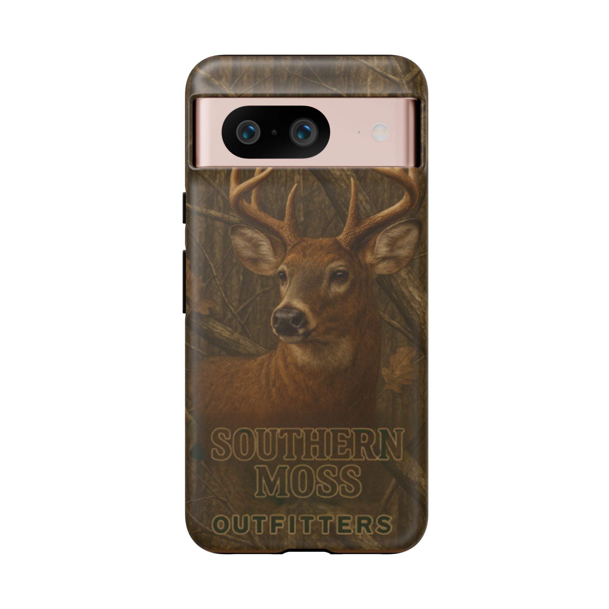 Southern Moss Outfitters Deer Hunting Phone Case – Rugged Outdoor Camo Design, Protective Cover for Outdoor Enthusiasts, Perfect Gift for Nature Lovers, Wildlife Decor