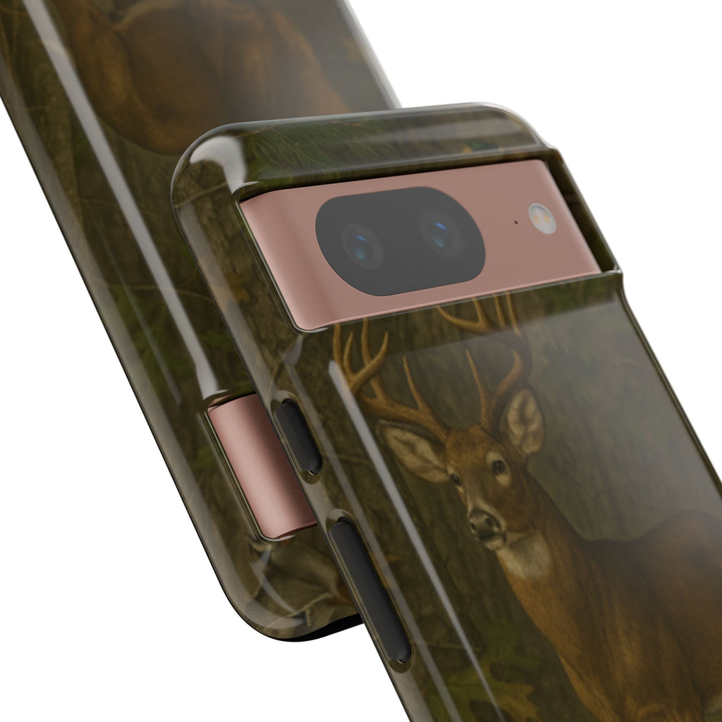 Hunting Phone Case – Deer & Ducks Design | Southern Moss Outfitters | Rugged Camo Outdoor iPhone Case