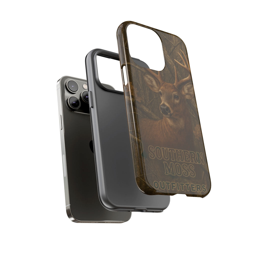 Southern Moss Outfitters Deer Hunting Phone Case – Rugged Outdoor Camo Design, Protective Cover for Outdoor Enthusiasts, Perfect Gift for Nature Lovers, Wildlife Decor