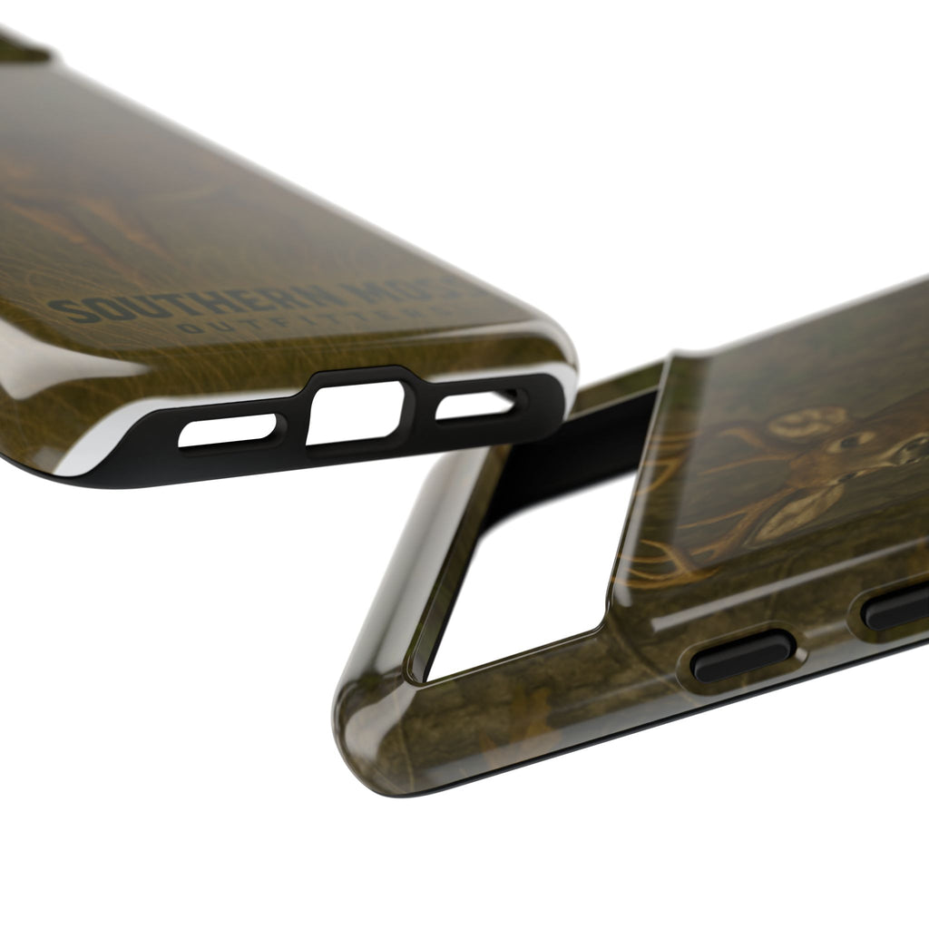 Hunting Phone Case – Deer & Ducks Design | Southern Moss Outfitters | Rugged Camo Outdoor iPhone Case