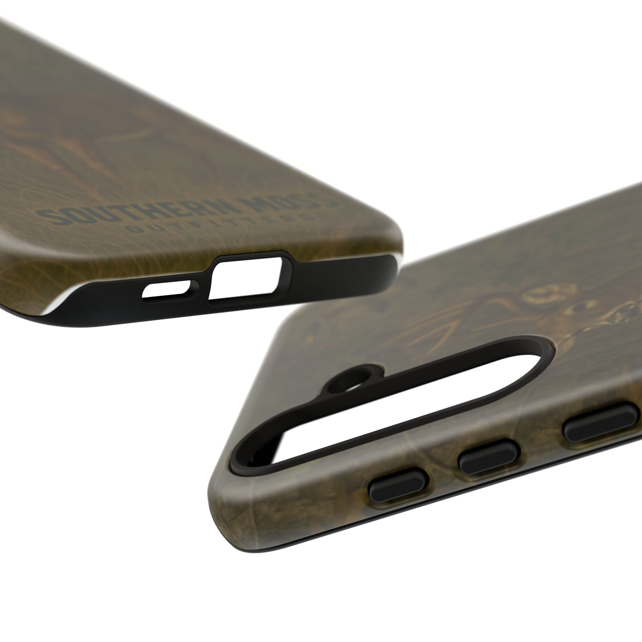 Hunting Phone Case – Deer & Ducks Design | Southern Moss Outfitters | Rugged Camo Outdoor iPhone Case