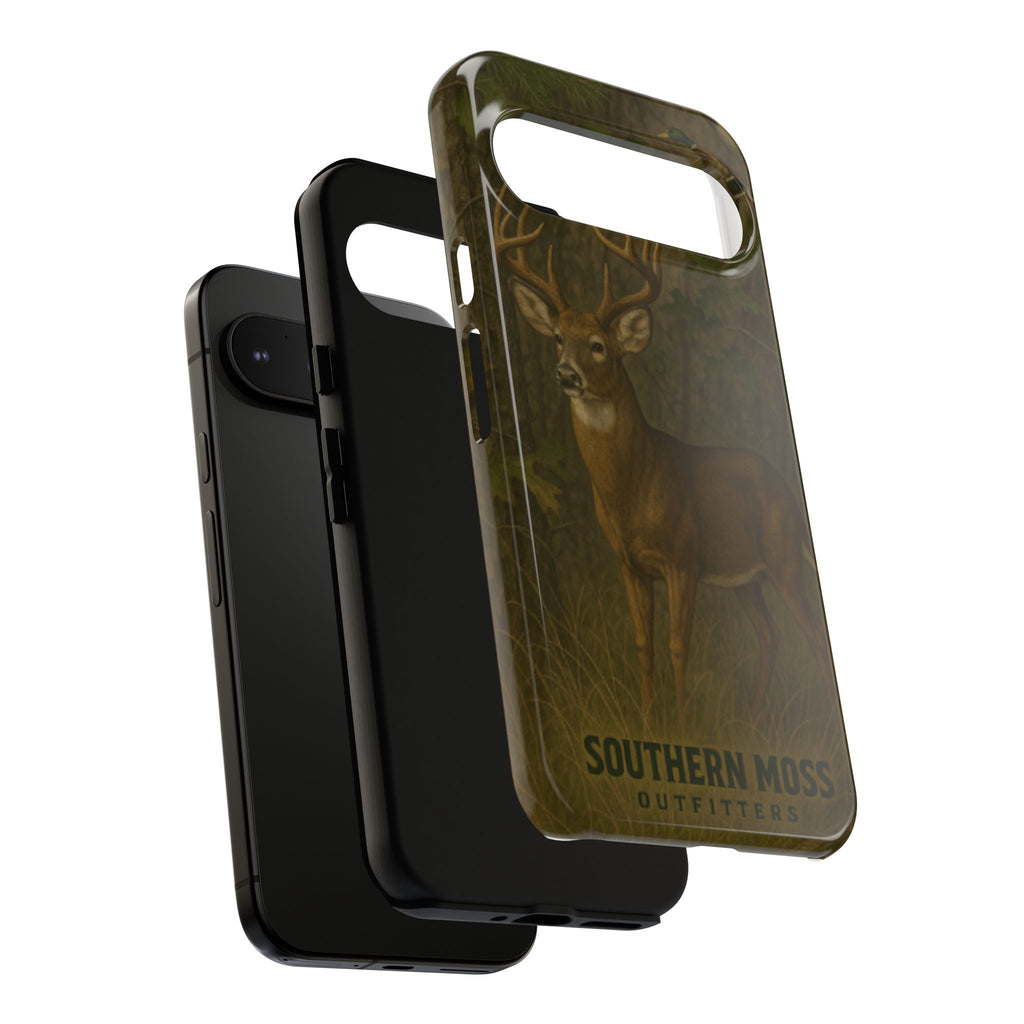 Hunting Phone Case – Deer & Ducks Design | Southern Moss Outfitters | Rugged Camo Outdoor iPhone Case