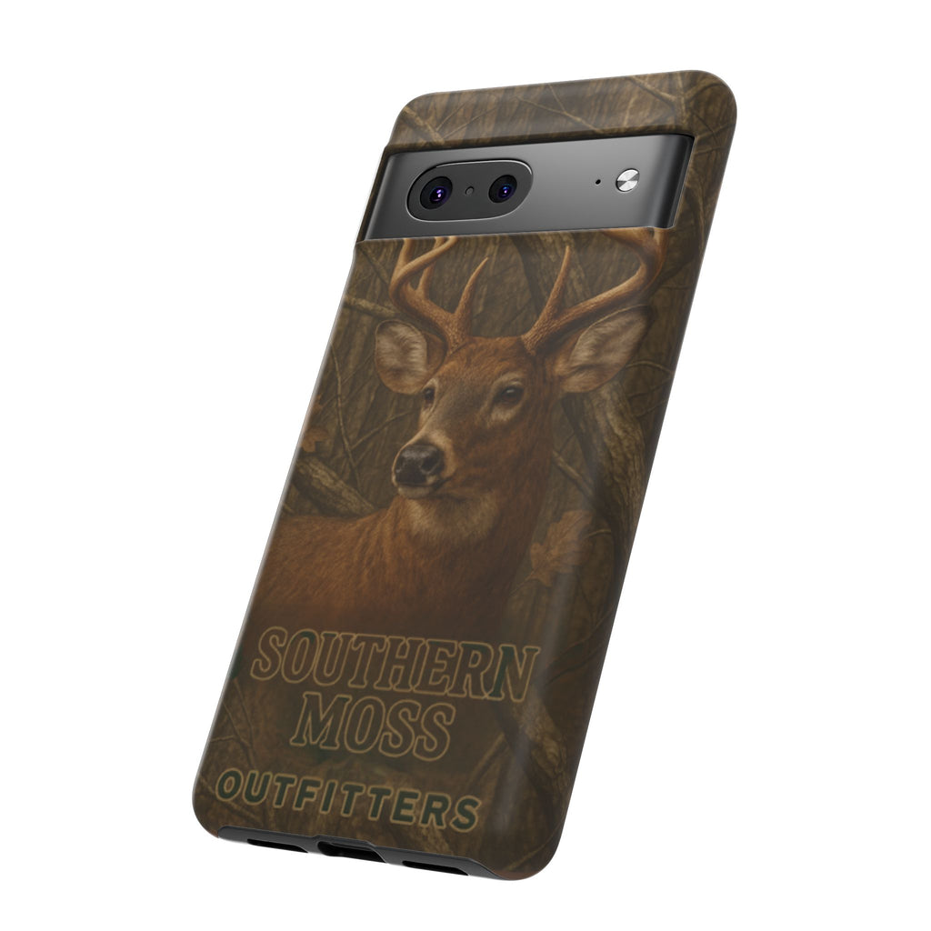 Southern Moss Outfitters Deer Hunting Phone Case – Rugged Outdoor Camo Design, Protective Cover for Outdoor Enthusiasts, Perfect Gift for Nature Lovers, Wildlife Decor