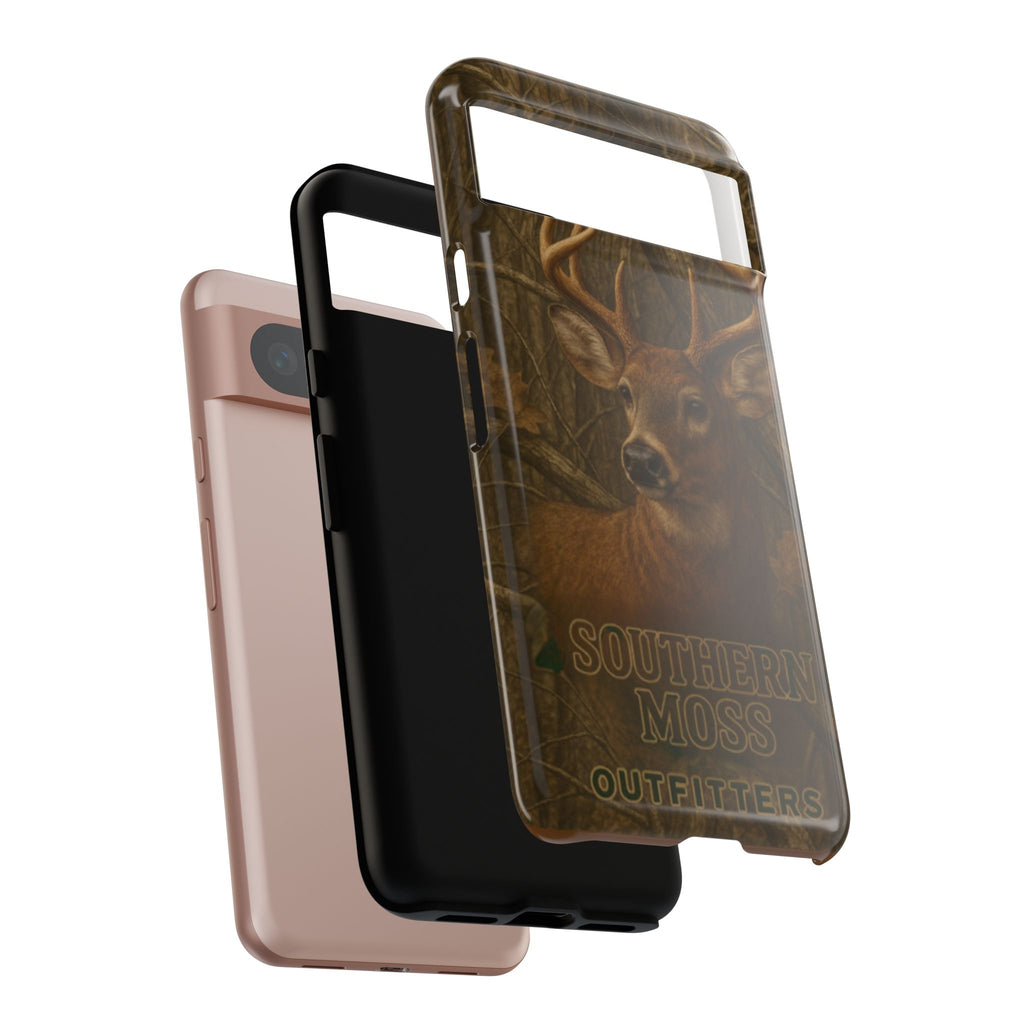 Southern Moss Outfitters Deer Hunting Phone Case – Rugged Outdoor Camo Design, Protective Cover for Outdoor Enthusiasts, Perfect Gift for Nature Lovers, Wildlife Decor