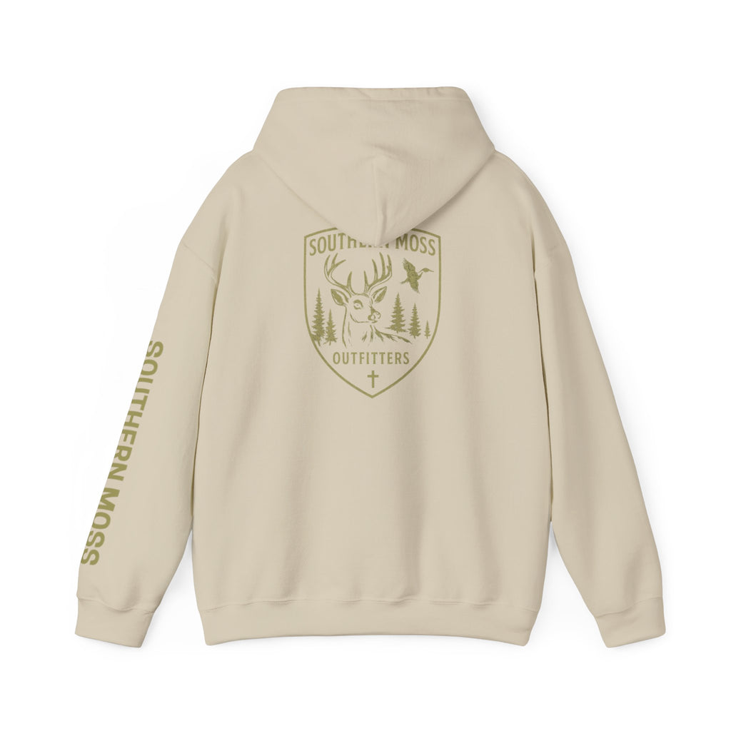 Southern Moss Outfitters Hoodie – Christian Hunting Apparel | Buck, Duck & Outdoor Faith Hoodie Rugged Outdoor Faith & Hunting Apparel