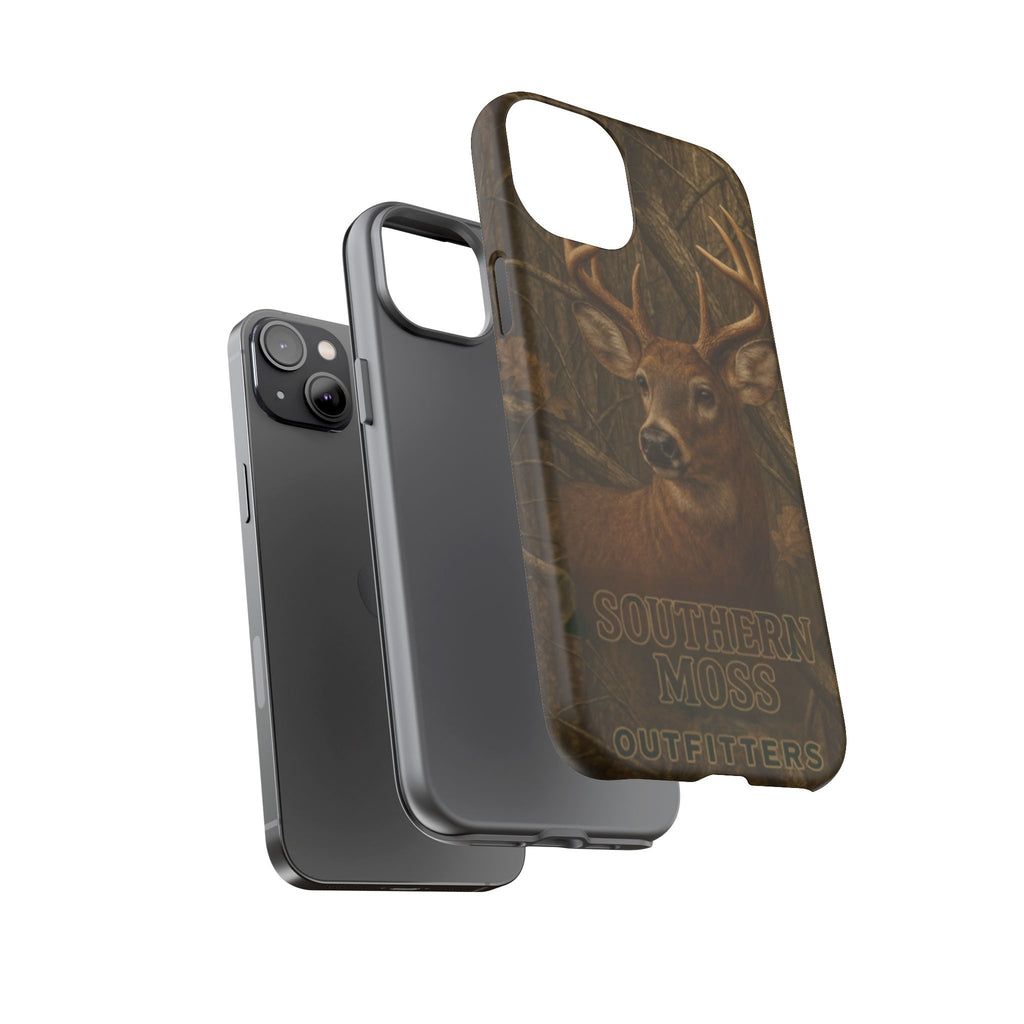 Southern Moss Outfitters Deer Hunting Phone Case – Rugged Outdoor Camo Design, Protective Cover for Outdoor Enthusiasts, Perfect Gift for Nature Lovers, Wildlife Decor