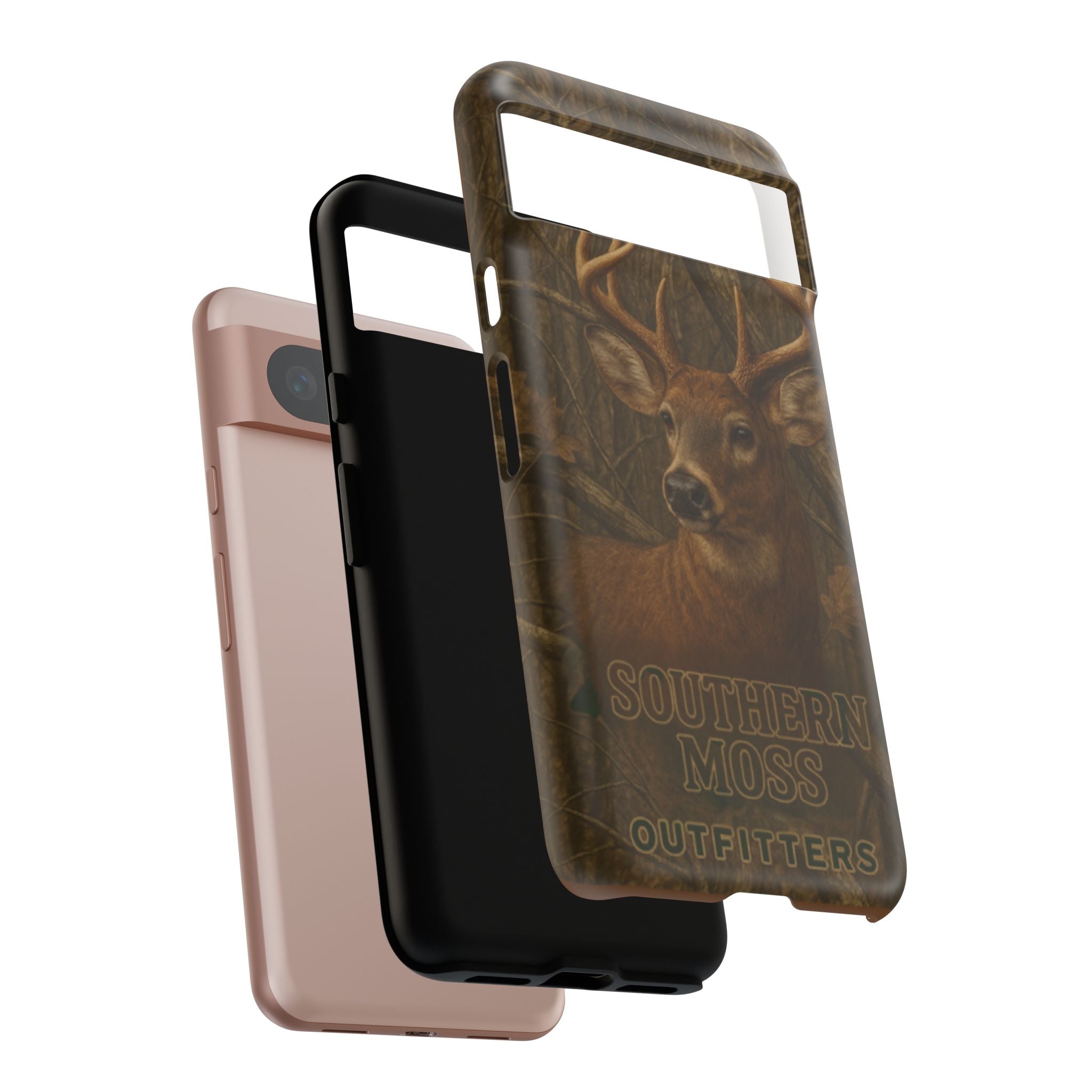 Southern Moss Outfitters Deer Hunting Phone Case – Rugged Outdoor Camo Design, Protective Cover for Outdoor Enthusiasts, Perfect Gift for Nature Lovers, Wildlife Decor