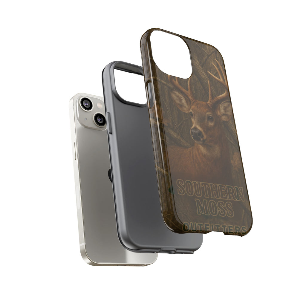 Southern Moss Outfitters Deer Hunting Phone Case – Rugged Outdoor Camo Design, Protective Cover for Outdoor Enthusiasts, Perfect Gift for Nature Lovers, Wildlife Decor