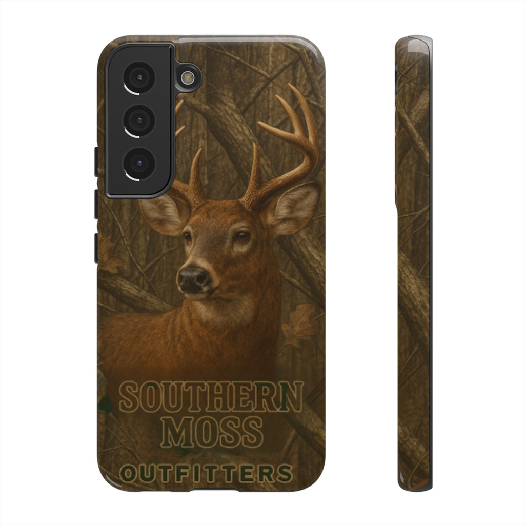 Southern Moss Outfitters Deer Hunting Phone Case – Rugged Outdoor Camo Design, Protective Cover for Outdoor Enthusiasts, Perfect Gift for Nature Lovers, Wildlife Decor